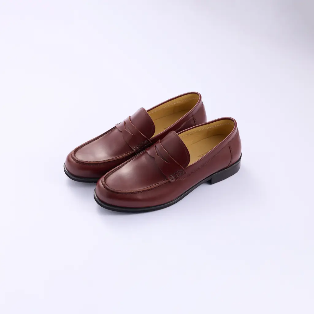 男生樂福鞋推薦 - MTSK 經典便士樂福鞋（正面俯瞰照）