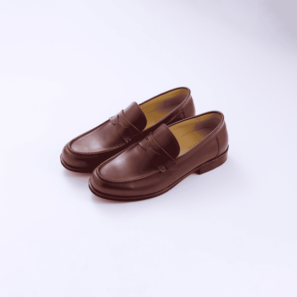 男生樂福鞋推薦 - MTSK 經典便士樂福鞋（正面俯瞰照）