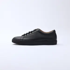 台灣手工真皮男生小黑鞋(M05黑)